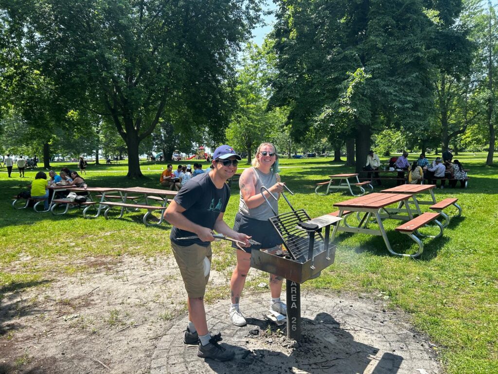 Grillmasters Timo and Annie!